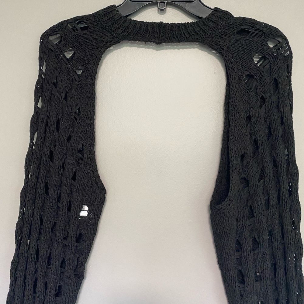 Source Unknown Crochet Stirrup Sweater Sleeves - image 8